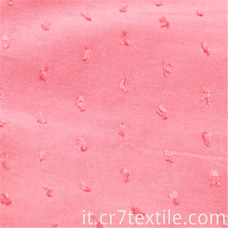 Elegant Dobby Cloth 100% Rayon Jacquard Dress Fabric